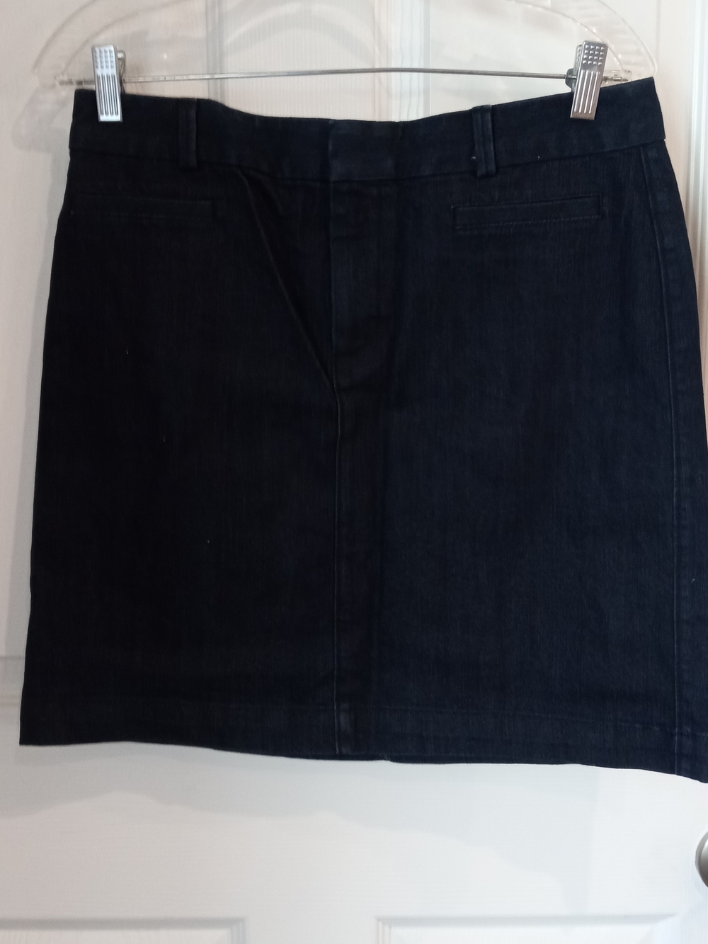 Dockers Dark Navy Denim Mini Skirt